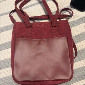 Herschel Crossbody Maroon Tote
